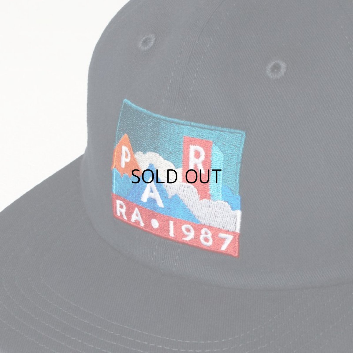 画像2: BY PARRA 6 PANEL HAT MOUNTAINS OF 1987 (2)