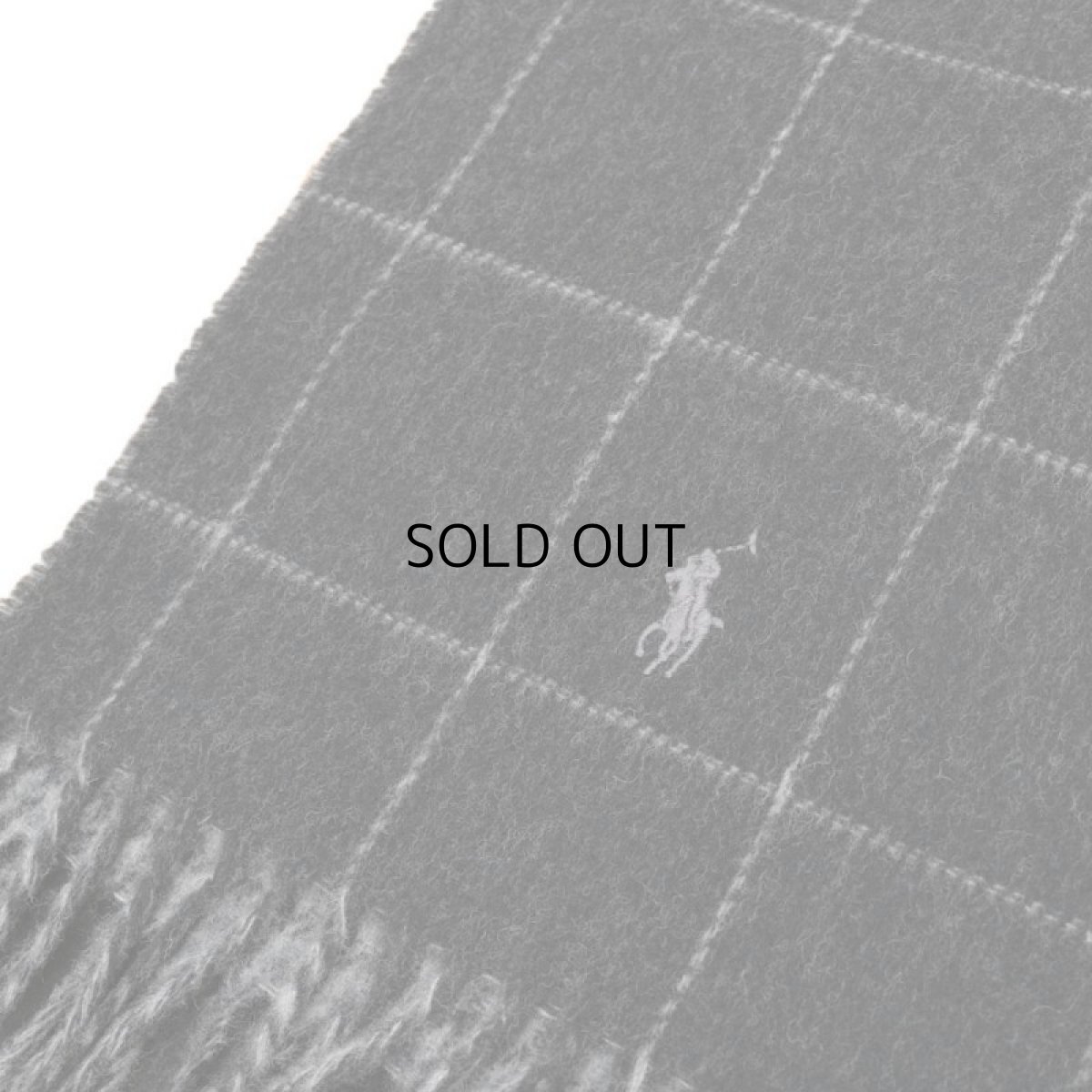 画像3: POLO RALPH LAUREN VIRGIN WOOL REVERSIBLE MUFFLER (3)