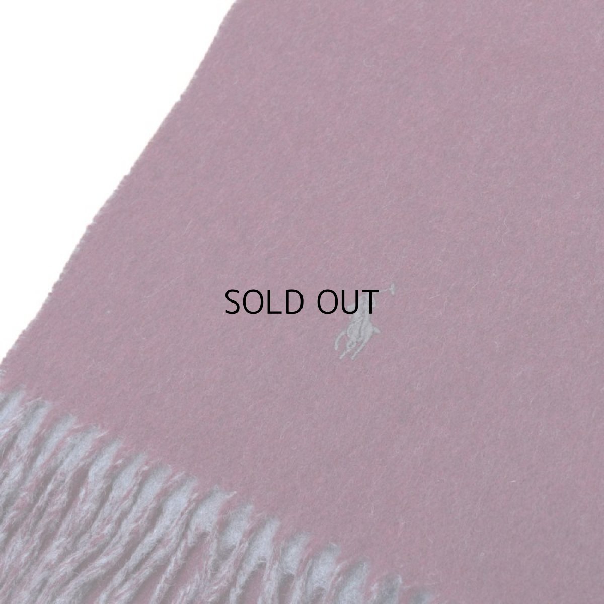 画像3: POLO RALPH LAUREN VIRGIN WOOL REVERSIBLE MUFFLER (3)