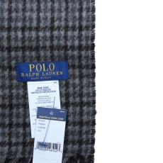 画像4: POLO RALPH LAUREN VIRGIN WOOL REVERSIBLE MUFFLER (4)