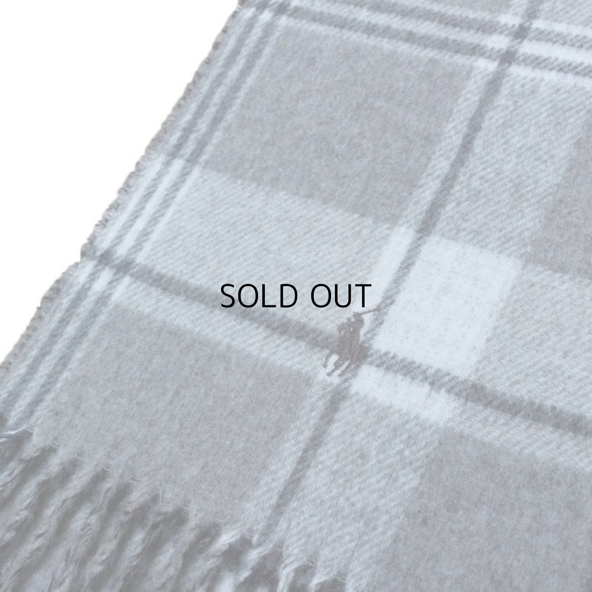 画像3: POLO RALPH LAUREN VIRGIN WOOL REVERSIBLE MUFFLER (3)