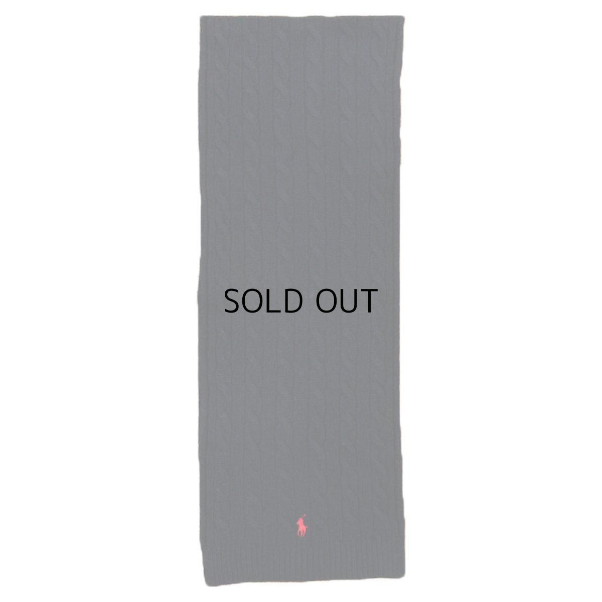 画像2: POLO RALPH LAUREN CABLE WOOL MUFFLER (2)