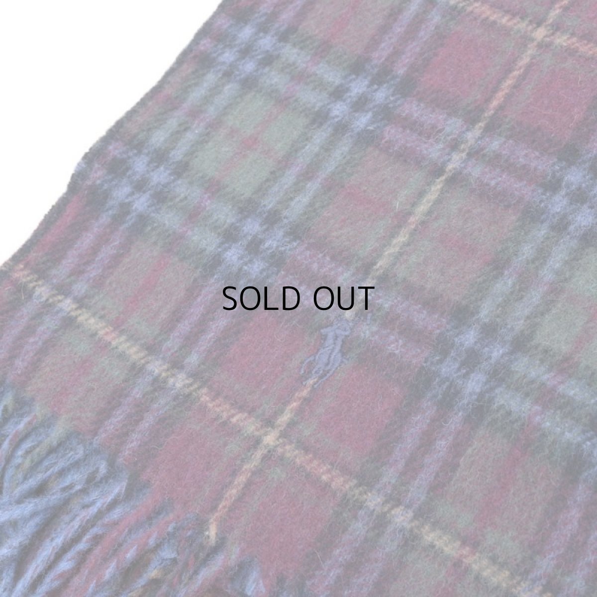 画像3: POLO RALPH LAUREN VIRGIN WOOL REVERSIBLE MUFFLER (3)