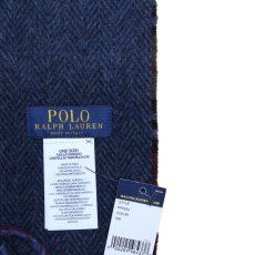 画像4: POLO RALPH LAUREN VIRGIN WOOL REVERSIBLE MUFFLER (4)