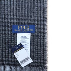 画像4: POLO RALPH LAUREN VIRGIN WOOL REVERSIBLE MUFFLER (4)