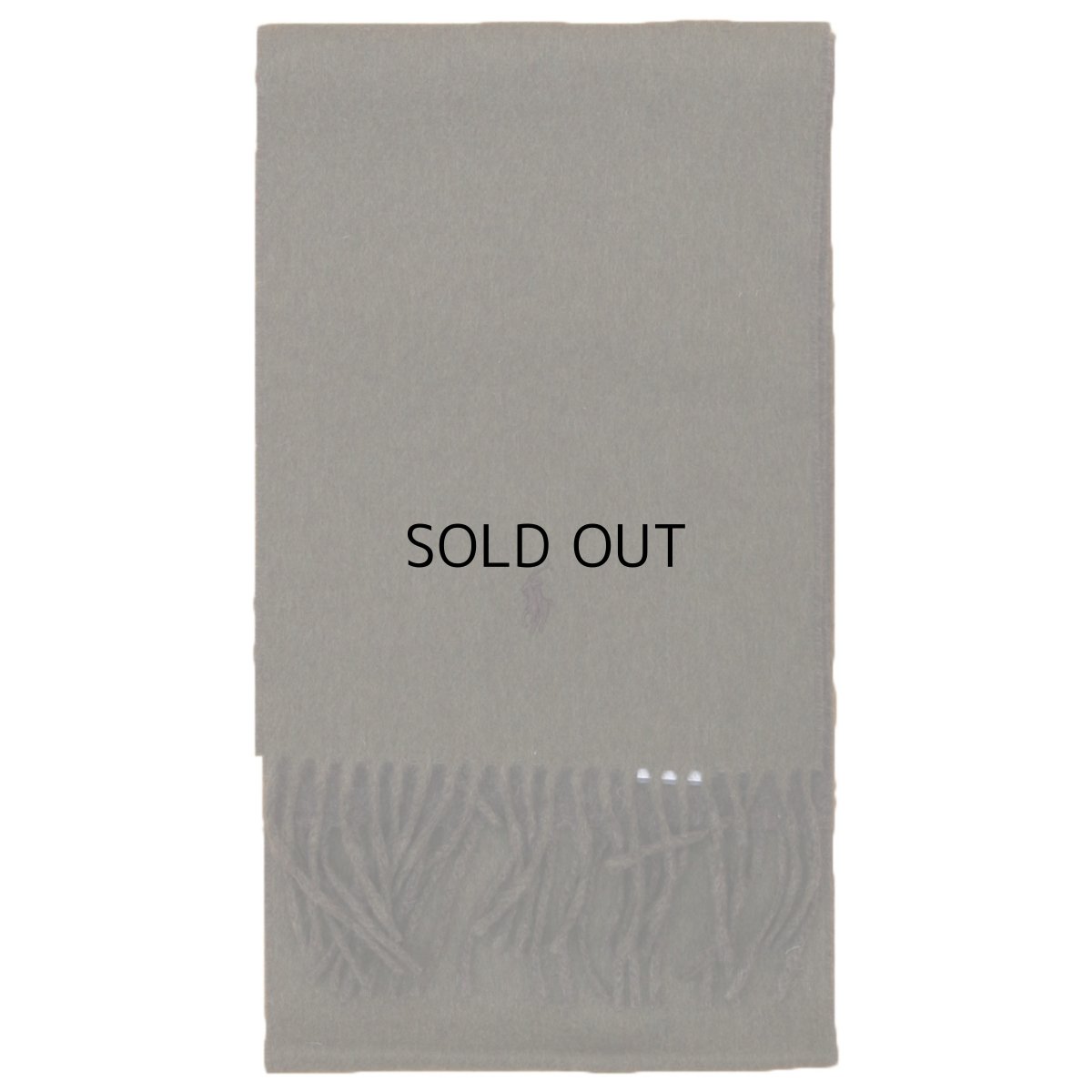 画像2: POLO RALPH LAUREN VIRGIN WOOL REVERSIBLE MUFFLER (2)