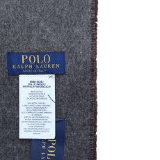 画像4: POLO RALPH LAUREN VIRGIN WOOL REVERSIBLE MUFFLER (4)