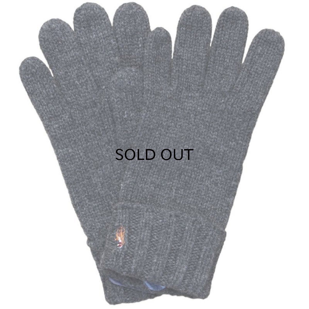 画像1: POLO RALPH LAUREN CUFF KNIT GLOVE (1)