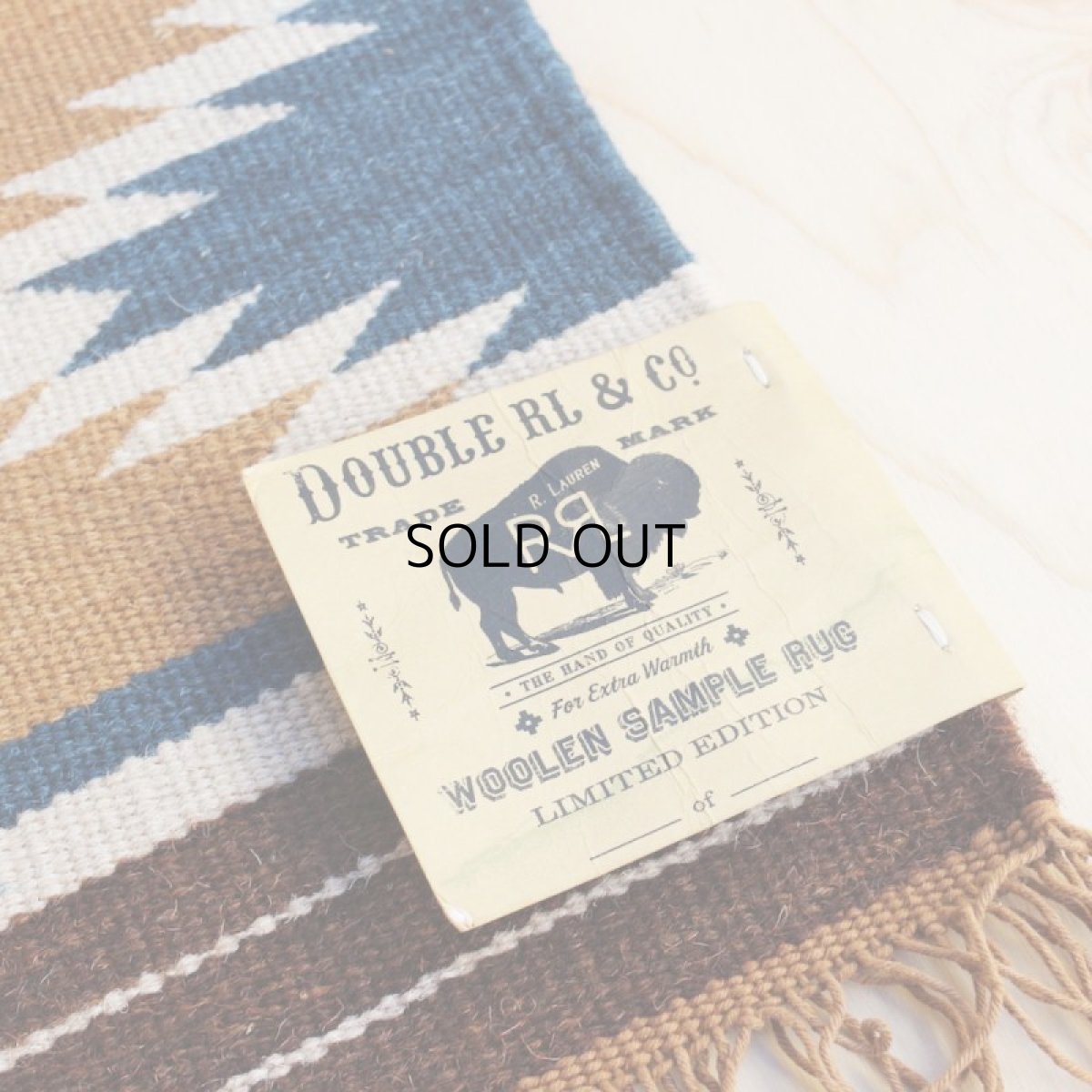画像2: RRL HANDWOVEN MINI RUG "LIMITED EDITION" (2)