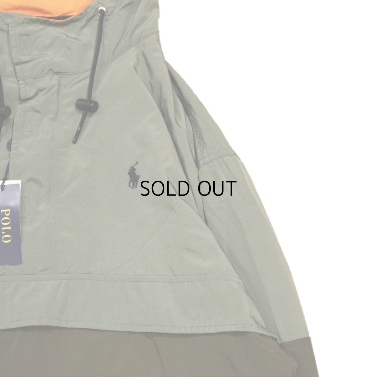画像2: POLO RALPH LAUREN NYLON 2TONE ANORAK (2)