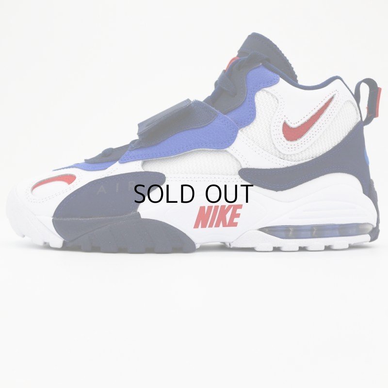 ナイキ エアマックス スピードターフ BV1165-100(121) Nike Air Max Speed Turf Giants Mens Blue White Red BV1165