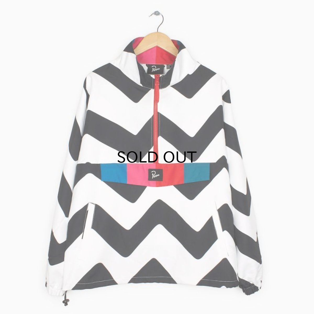 画像1: BY PARRA VASE MOUNTAIN STRIPES WINDBREAKER (1)