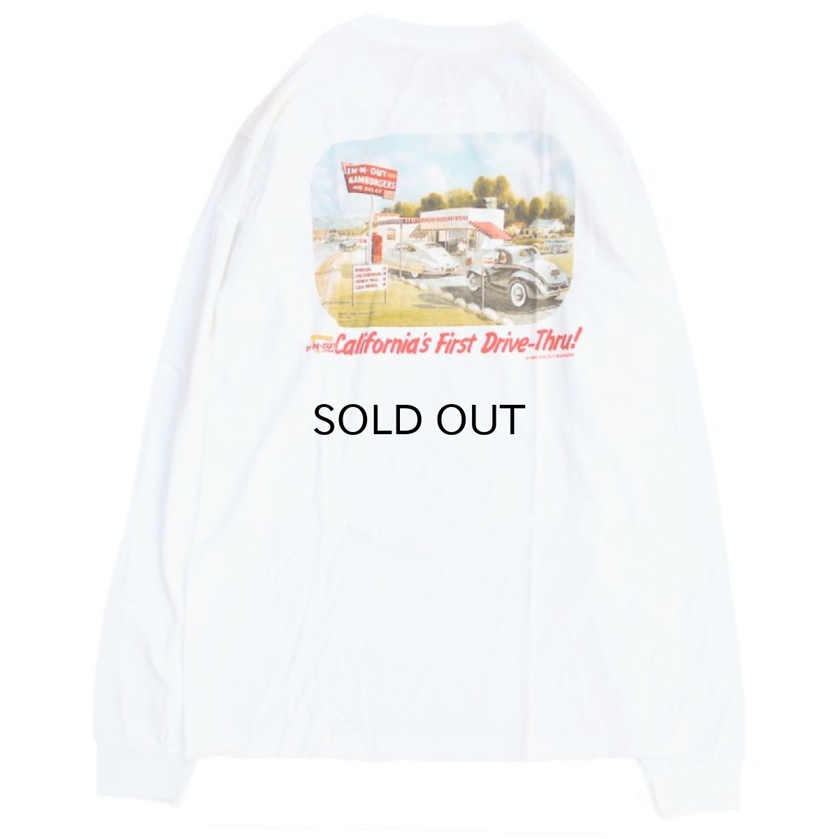 画像1: IN-N-OUT BURGER CA FIRST L/S TEE (1)