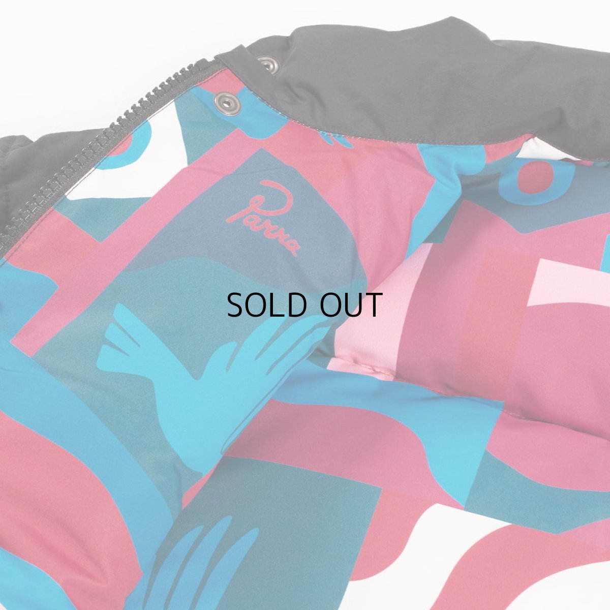 画像4: BY PARRA PUFFER JACKET GRAB THE FLAG PATTERN (4)