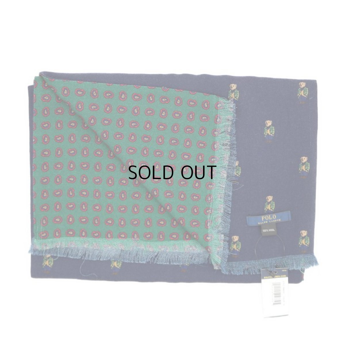 画像3: POLO RALPH LAUREN BEAR WOOL STOLE (3)