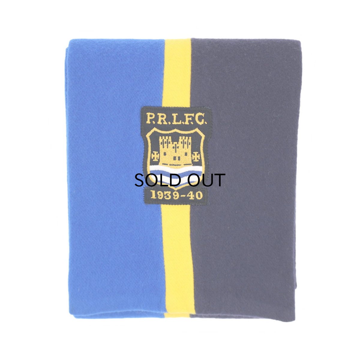 画像1: POLO RALPH LAUREN WOOL SCHOOL MUFFLER (1)