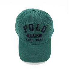 画像1: POLO RALPH LAUREN COLLEGE LOGO BASEBALL CAP (1)