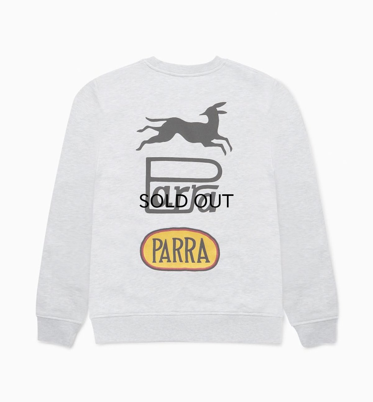 画像1: BY PARRA RACING FOX CREW NECK SWEATSHIRT (1)