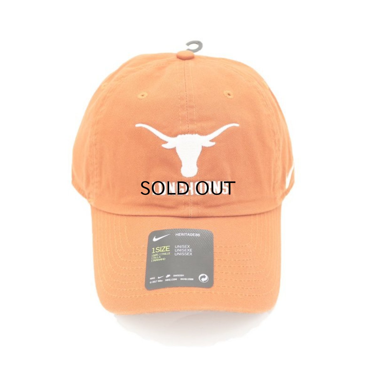 画像1: NIKE X TEXAS LONGHORNS HERITAGE 86 CAP (1)