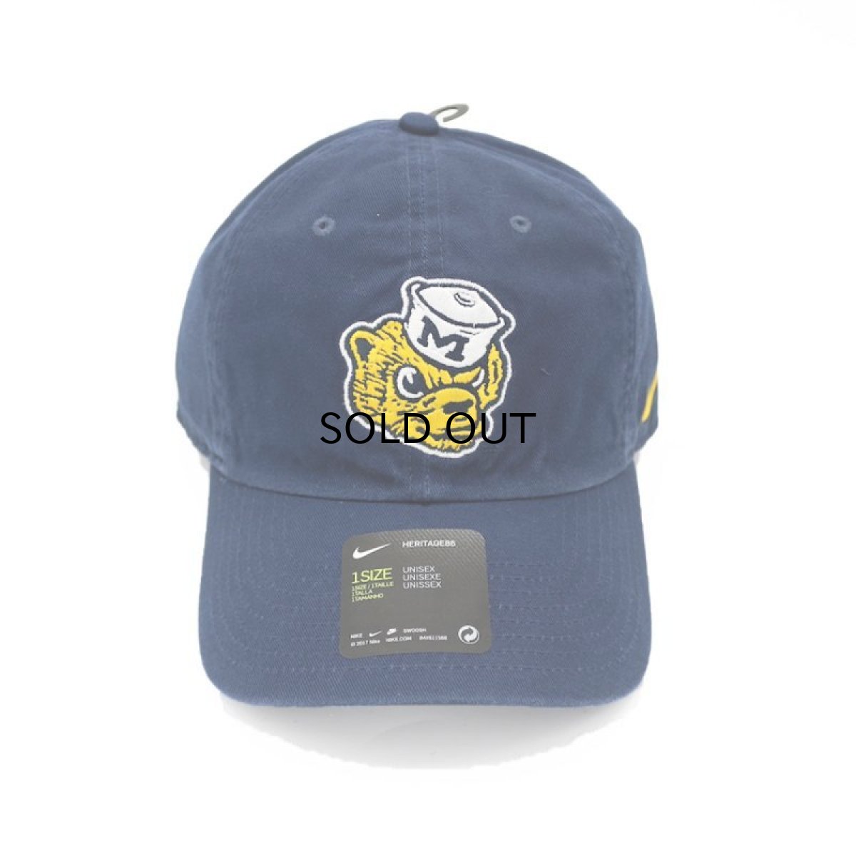 画像1: NIKE X MICHIGAN WOLVERINES HERITAGE 86 CAP (1)