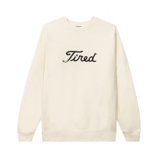 画像1: TIRED SKATEBOARDS EMBROIDERED GOLF CREW NECK (1)