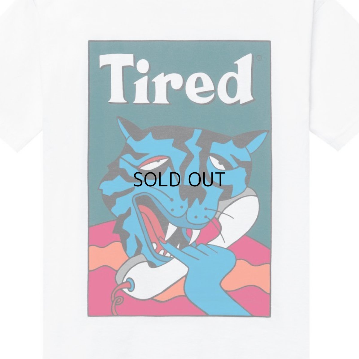 画像2: TIRED SKATEBOARDS CAT CALL S/S TEE (2)