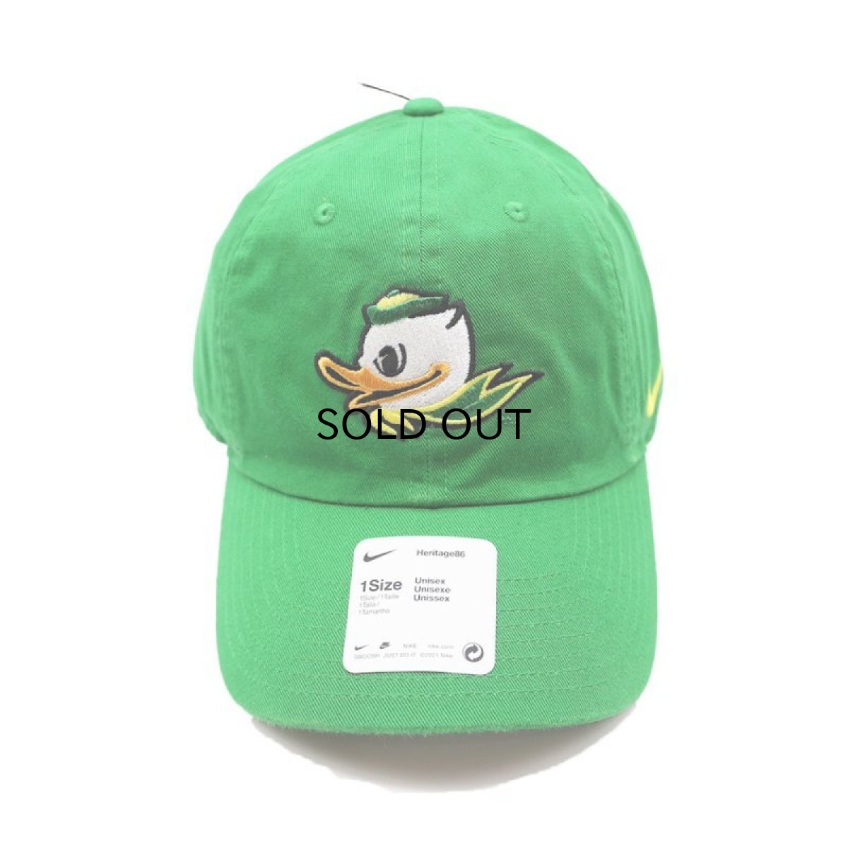 画像1: NIKE X OREGON DUCKS HERITAGE 86 CAP (1)