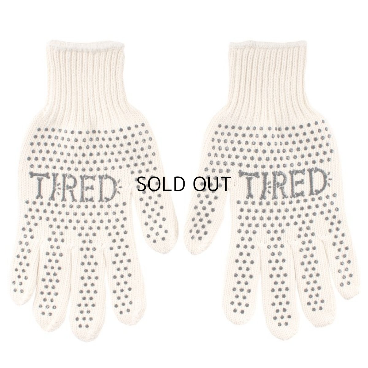画像2: TIRED SKATEBOARDS BONES WORK GLOVE (2)