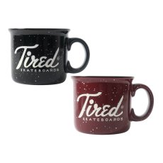 画像1: TIRED SKATEBOARDS CHERISE CERAMIC CAMP MUG SET OF 2 (1)