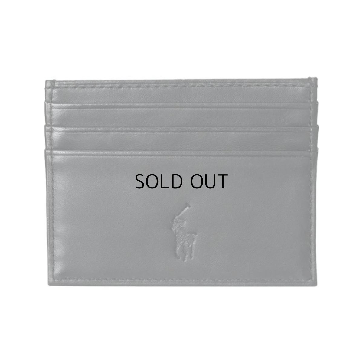 画像2: POLO RALPH LAUREN COWHIDE LEATHER CARDCASE (2)