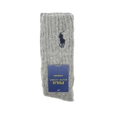 画像1: POLO RALPH LAUREN SLIPPER CREW SOCKS (1)