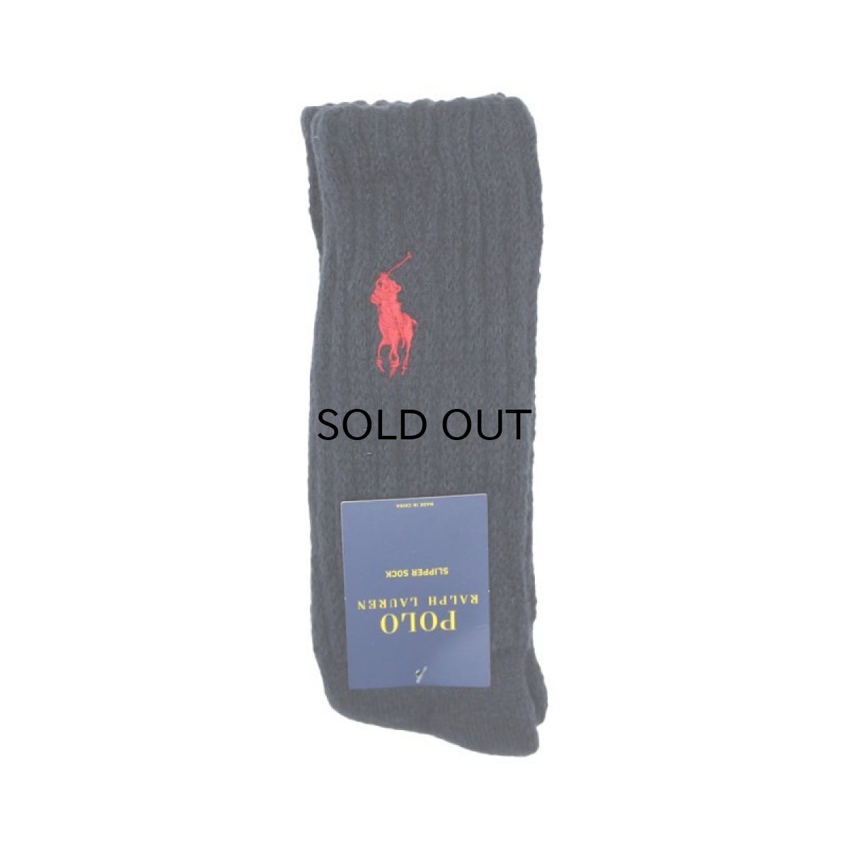 画像1: POLO RALPH LAUREN SLIPPER CREW SOCKS (1)