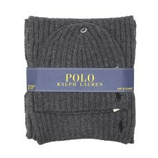 画像1: POLO RALPH LAUREN MUFFLER & BEANIE PACK (1)