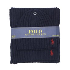 画像1: POLO RALPH LAUREN MUFFLER & BEANIE PACK (1)