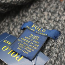 画像4: POLO RALPH LAUREN WOOL CHUNKY MUFFLER (4)