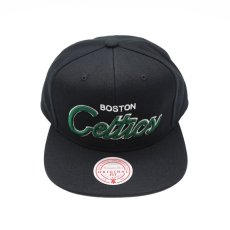 画像1: MITCHELL & NESS BOSTON CELTICS SCRIPT SNAPBACK CAP (1)