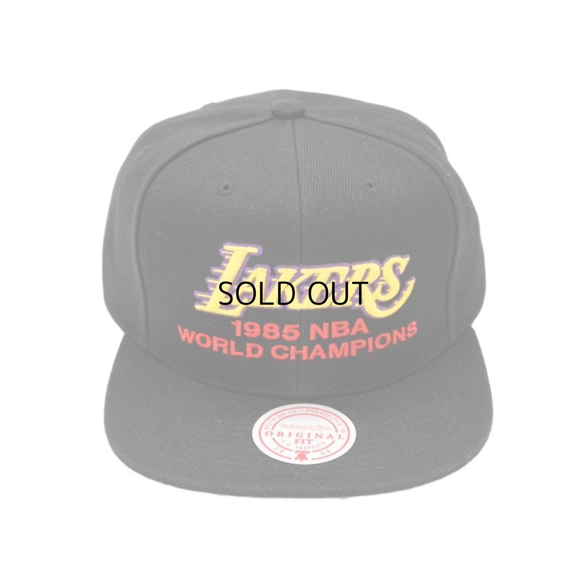 画像1: MITCHELL & NESS NBA LOS ANGELES LAKERS 1985 NBA WORLD CHAMPIONS SNAPBACK CAP (1)