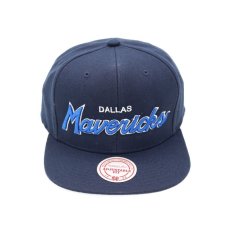 画像1: MITCHELL & NESS DALLAS MAVERICKS SCRIPT SNAPBACK CAP (1)