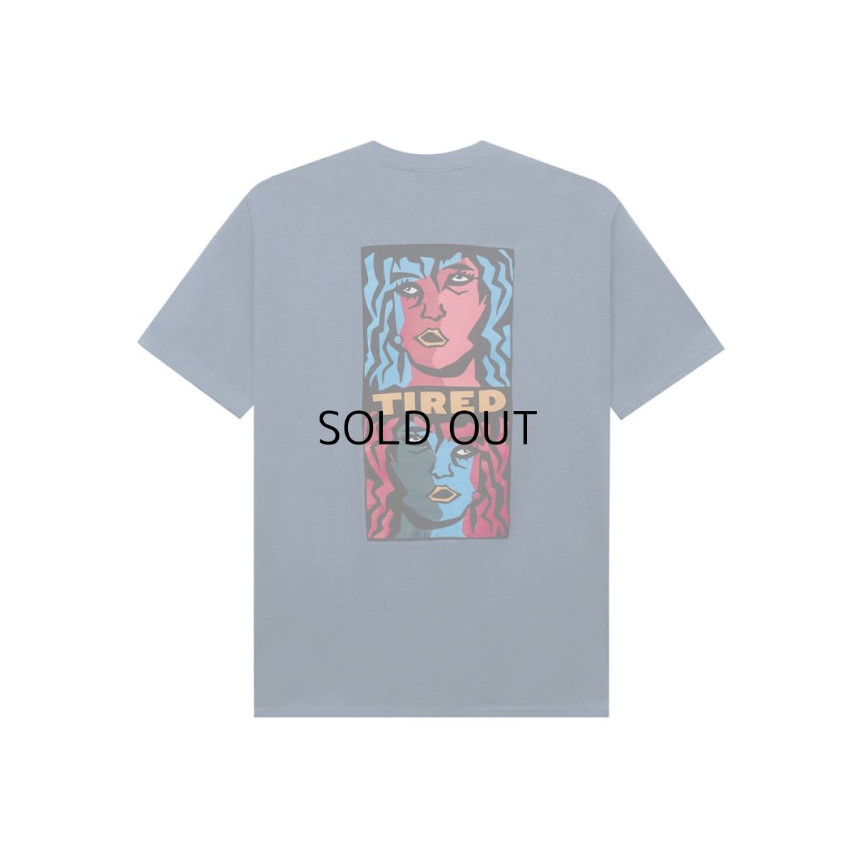 画像1: TIRED SKATEBOARDS DOUBLE VISION S/S TEE (1)