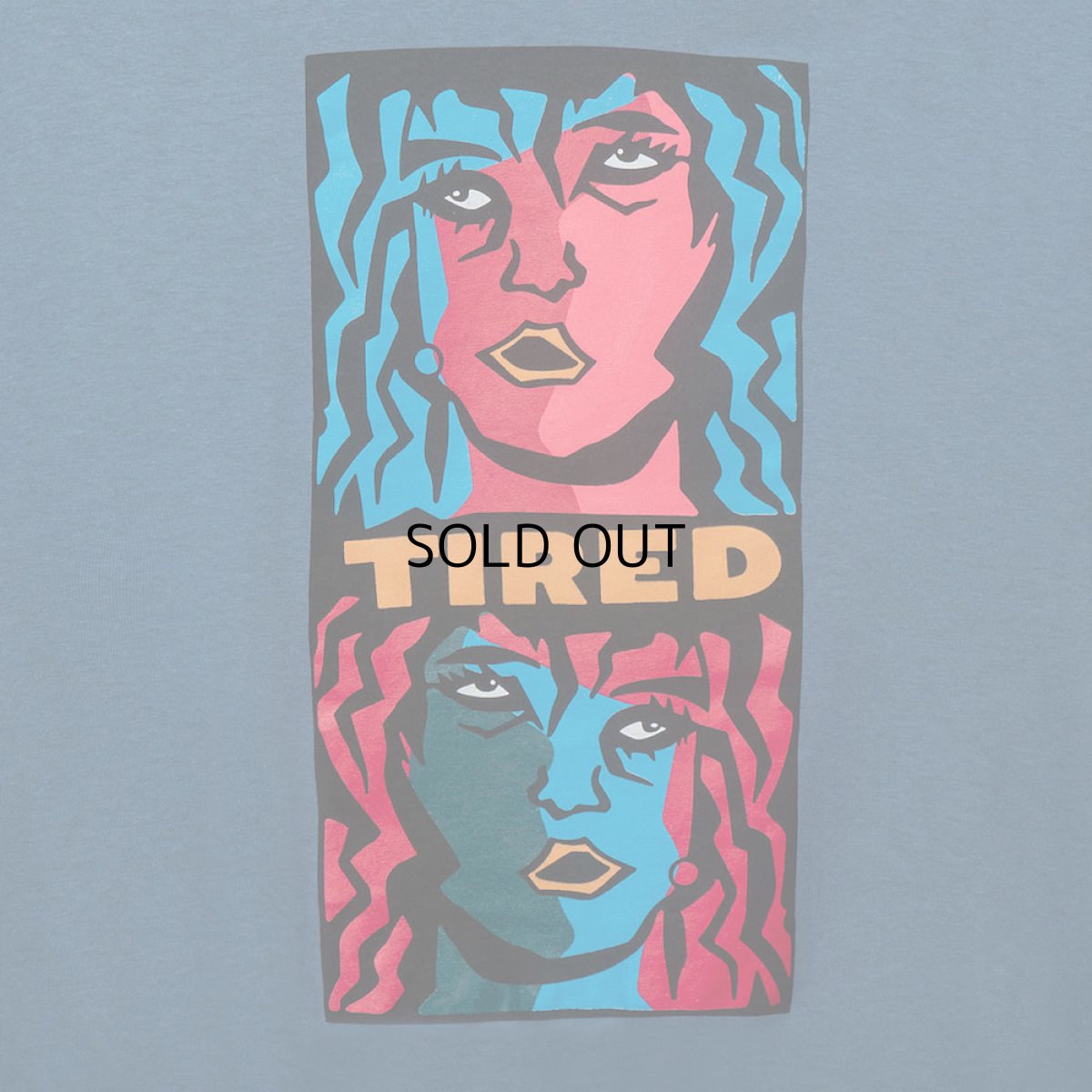 画像2: TIRED SKATEBOARDS DOUBLE VISION S/S TEE (2)