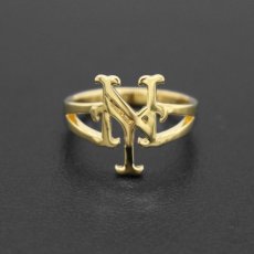 画像2: THE M JEWELERS X MLB NEW YORK METS CUT RING (2)