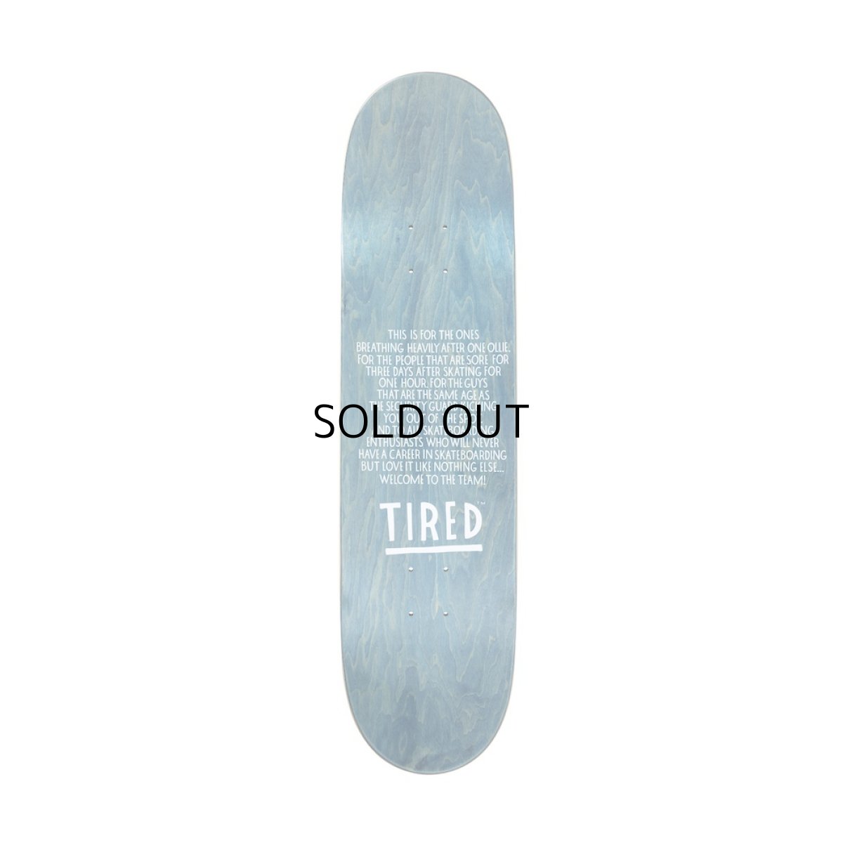 画像2: TIRED SKATEBOARDS THE GATOR DECK 8.25" (2)