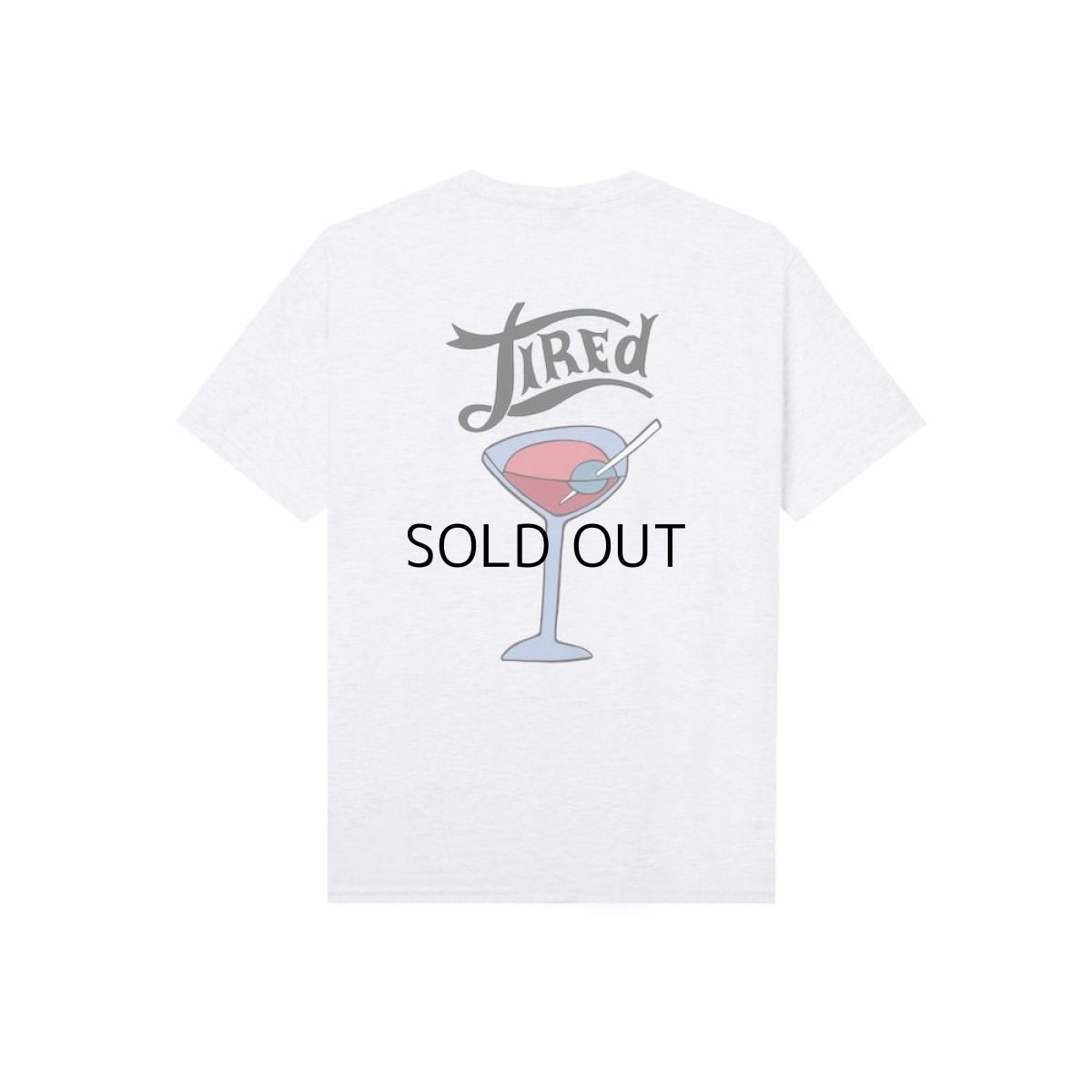 画像1: TIRED SKATEBOARDS DIRTY MARTINI S/S TEE (1)
