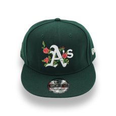 画像1: NEW ERA OAKLAND ATHLETICS BLOOM 9FIFTY SNAPBACK CAP (1)