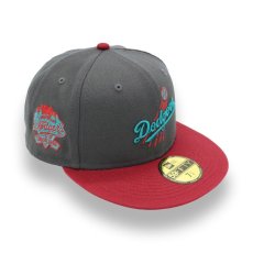 画像1: NEW ERA LOS ANGELES DODGERS 100TH ANNIVERSARY SIDE PATCH 59FIFTY CAP (1)