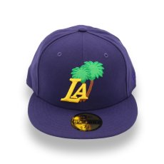 画像1: NEW ERA LOS ANGELES LAKERS PALM TREE 59FIFTY CAP (1)