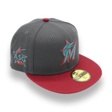 画像1: NEW ERA MIAMI MARLINS 2017 ALL-STAR GAME SIDE PATCH 59FIFTY CAP (1)