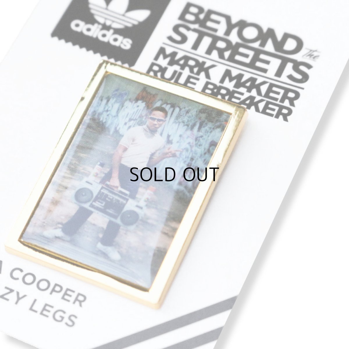 画像2: ADIDAS SKATEBOARDING MARK MAKER/RULE BREAKER X MARTHA COOPER X LIL CRAZY LEGS PIN (2)