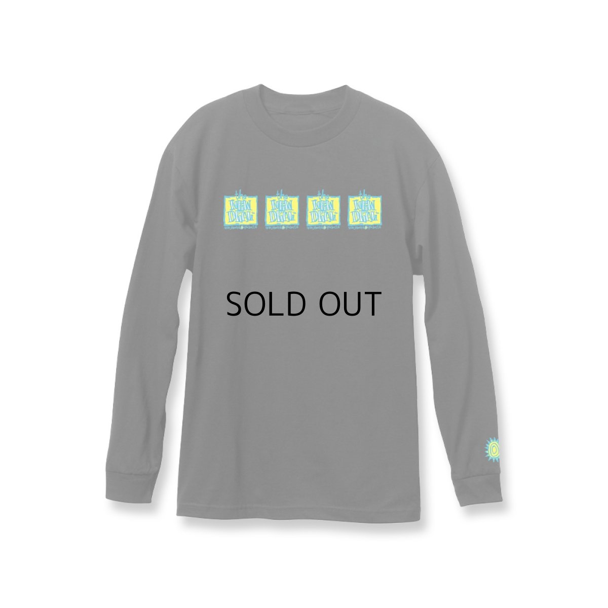 画像1: NEW DEAL SKATEBOARDS ORIGINAL NAPKIN 4-BAR L/S TEE (1)