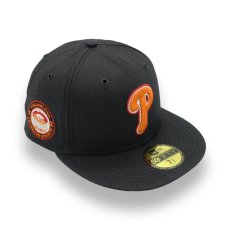 画像1: NEW ERA PHILADELPHIA PHILLIES VETERANS STADIUM SIDE PATCH COOPERSTOWN 59FIFTY CAP (1)